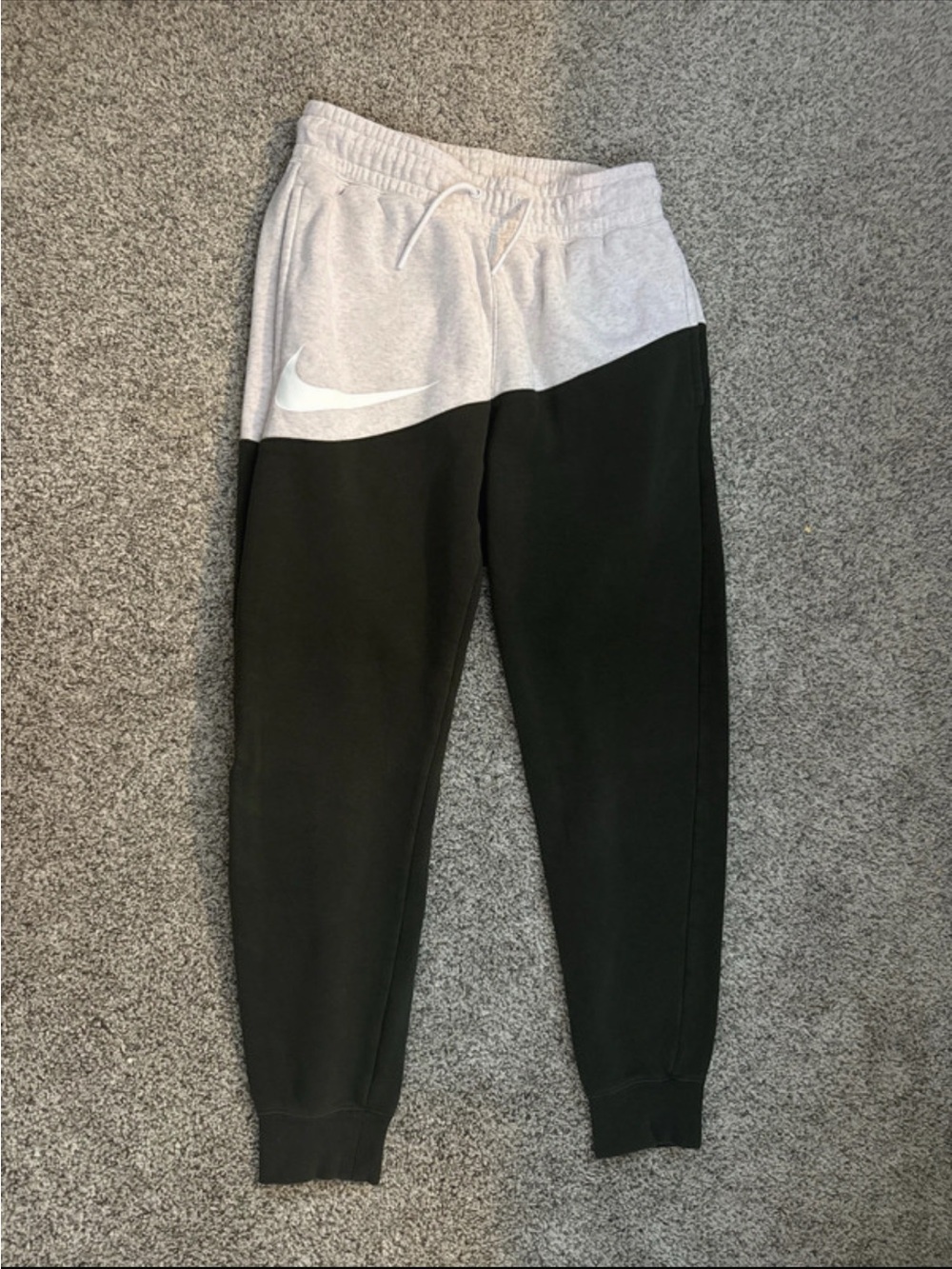 Mens Nike Two-Tone Dark green and Gray Jogger Pants